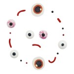 PME 5-in-1 Halloween Sprinkle Set - Bloody Eyes 67g