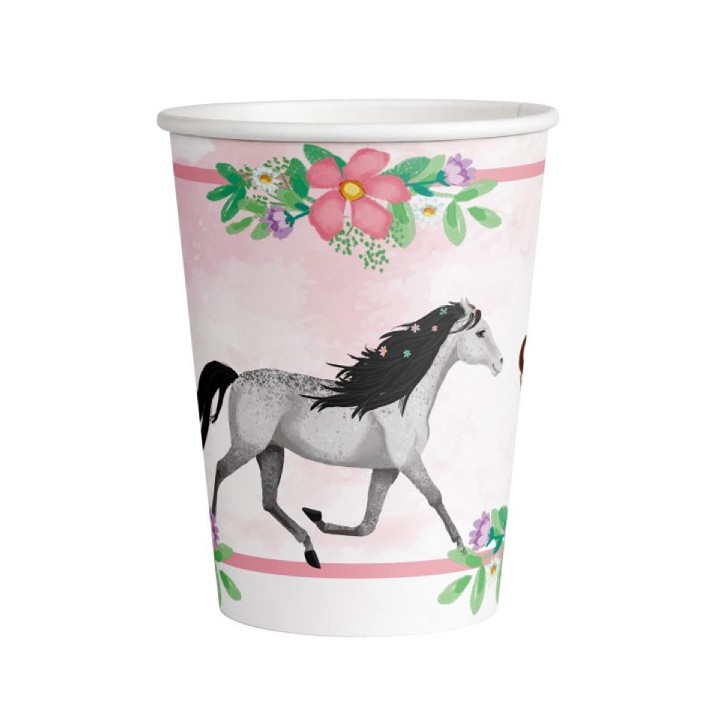 Horse Party Tableware - Beautiful Horses Party Cups - Horse Party Supplies Horse Party Tableware - Beautiful Horses Party Cups - Horse Party Supplies