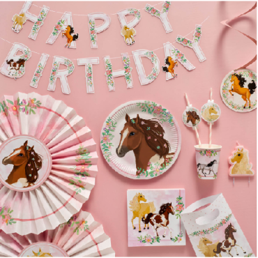 Horse Party Tableware - Beautiful Horses Party Cups - Horse Party Supplies