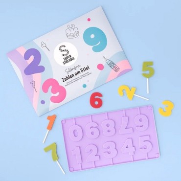 SuperStreusel Silicone Mold Numbers – create your own cake toppers