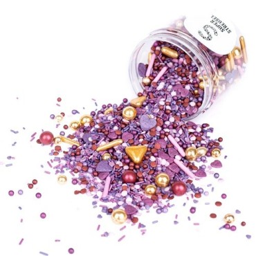 BeerenBande Sprinkle Mix - Stunning Baking Decoration in Purple