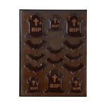 FunCakes Halloween Graveyards Chocolate Decoration, 12 pcs