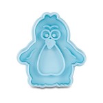 Städter Penguin Cookie Cutter with Ejector 6cm