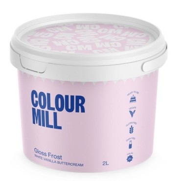 Colour Mill White Buttercream Gloss Frost, 2L – Glutenfree Buttercream