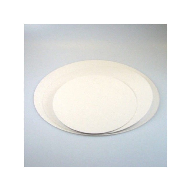 FunCakes 5x Round White Cake Card, 26cm