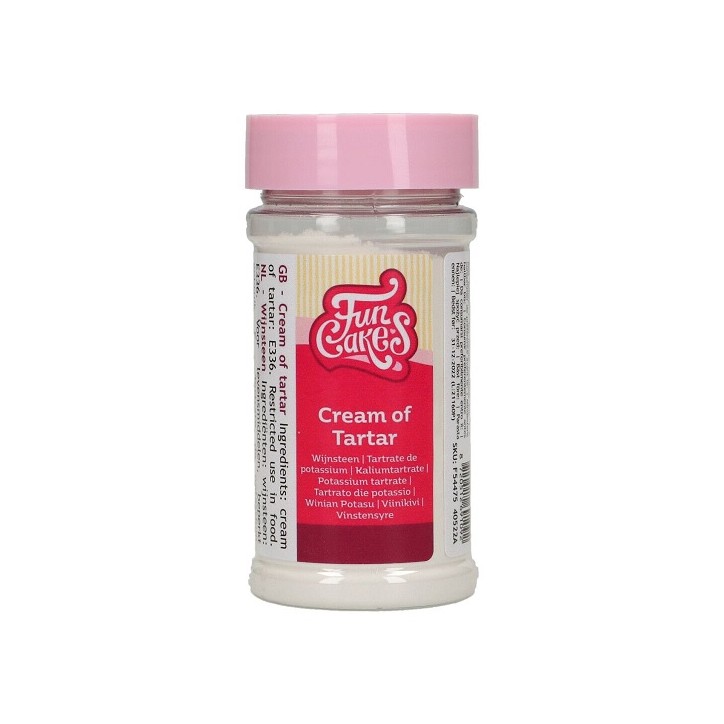 FunCakes Cream of Tartar 80g – Perfect Baking Aid for Meringues & More FunCakes Cream of Tartar 80g – Perfect Baking Aid for Meringues & More