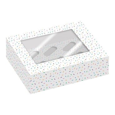 Simply Making Cupcake Box 6-pk/2 - Sprinkles – Stylish Cupcake Box