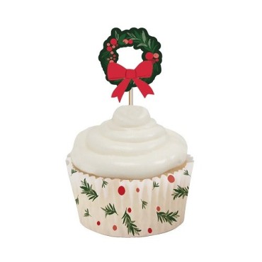 Merry Christmas Wreath Cupcake Kit – Festliche Cupcake-Dekoration