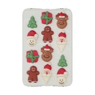 Wilton Christmas Sugar Decorations Set, 12 pcs