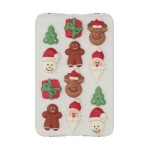 Wilton Christmas Sugar Decorations Set, 12 pcs