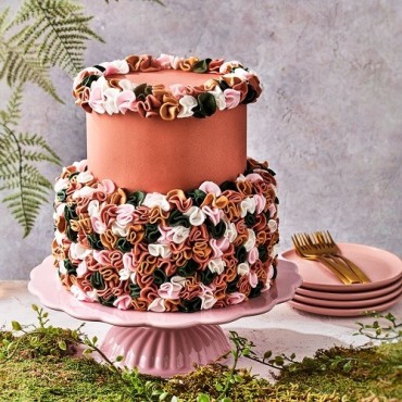 Sugar Paste Set Shimmering Garden - Glittery Fondant for Festive Decor