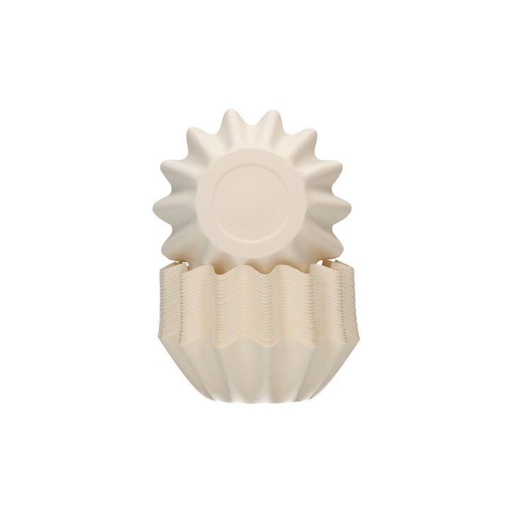 FunCakes Bloom Baking Cups - White 48 pcs – Free-standing and oven-safe