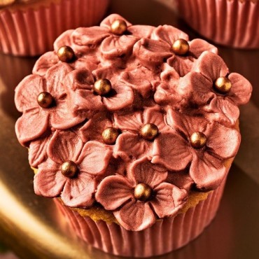 FunCakes Zuckerpaste Shimmering Rose 250g - eleganter Glanz für Torten