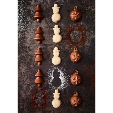 Christmas Chocolate Mould 2-piece – Make Your Own Christmas Pralines