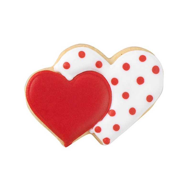 Birkmann 2 Hearts Cookie Cutter, 6.5cm