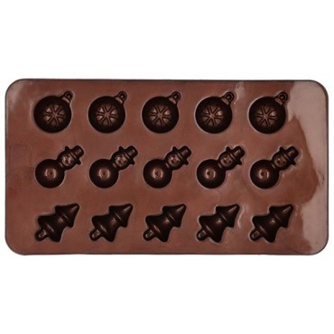 Christmas Chocolate Mould 2-piece – Make Your Own Christmas Pralines