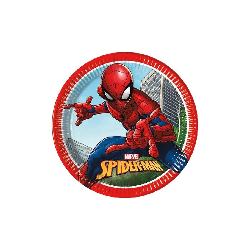 Procos Marvel Spiderman Plates, 8 pcs