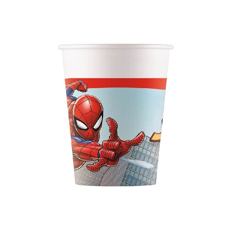 Procos Marvel Spiderman Becher, 8 Stück