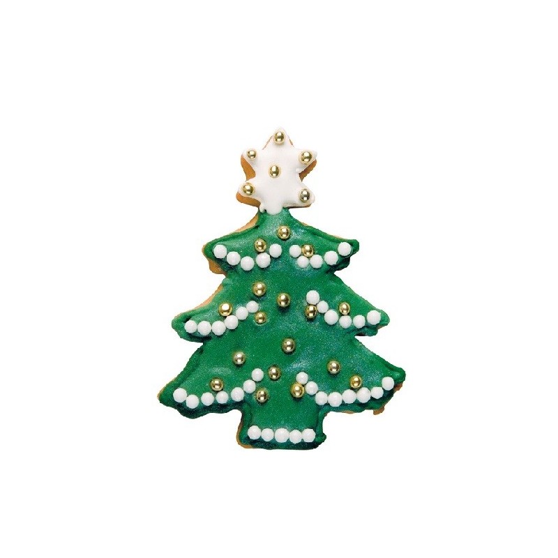 Städter Christmas Tree with Star Cookie Cutter on Blister, 6cm