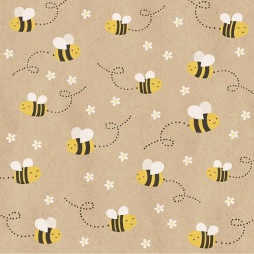 By Nature Napkins Just Bee – Eco-Friendly Napkins with Bee Design 🐝🌸