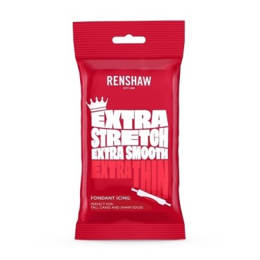 Renshaw Extra Fondant Red 250g – Vegan, Kosher & Halal Certified 🎂🔴