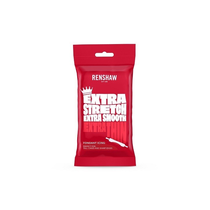 Renshaw Extra Fondant Rot 250g – Vegan, Koscher & Halal Zertifiziert 🎂🔴