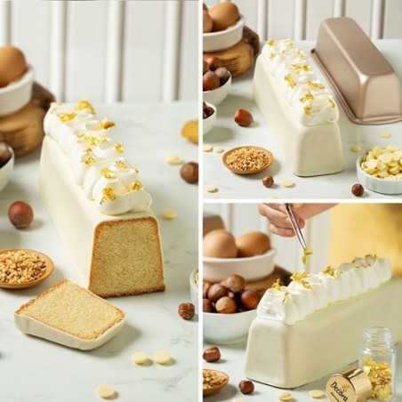 GOLDLine SlimCake Backform – Elegante Trapezform für stilvolle Kuchen