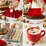 Decora Mini Christmas CupCookies Ausstechschablone für 22 Kekse