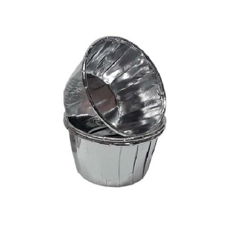 Bakeria Cupcake Becher Silver, 12 Stück