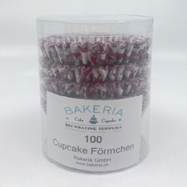 Bakeria Cupcake Förmchen Santa Xmas, 100 Stück