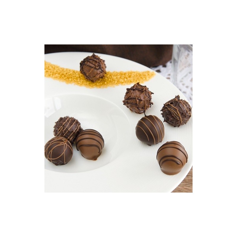 Städter 26mm Dark Chocolate Truffles shells, 63  pcs