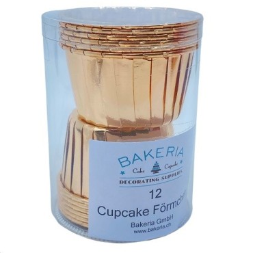 Bakeria Cupcake Liners Rosegold - Dessert Cups for stylish treats