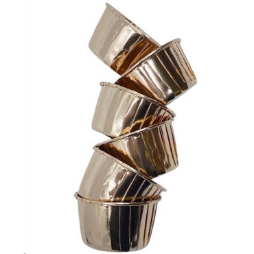 Bakeria Cupcake Liners Rosegold - Dessert Cups for stylish treats