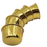 Bakeria Cupcake Backbecher Gold Metallic, 12 Stück