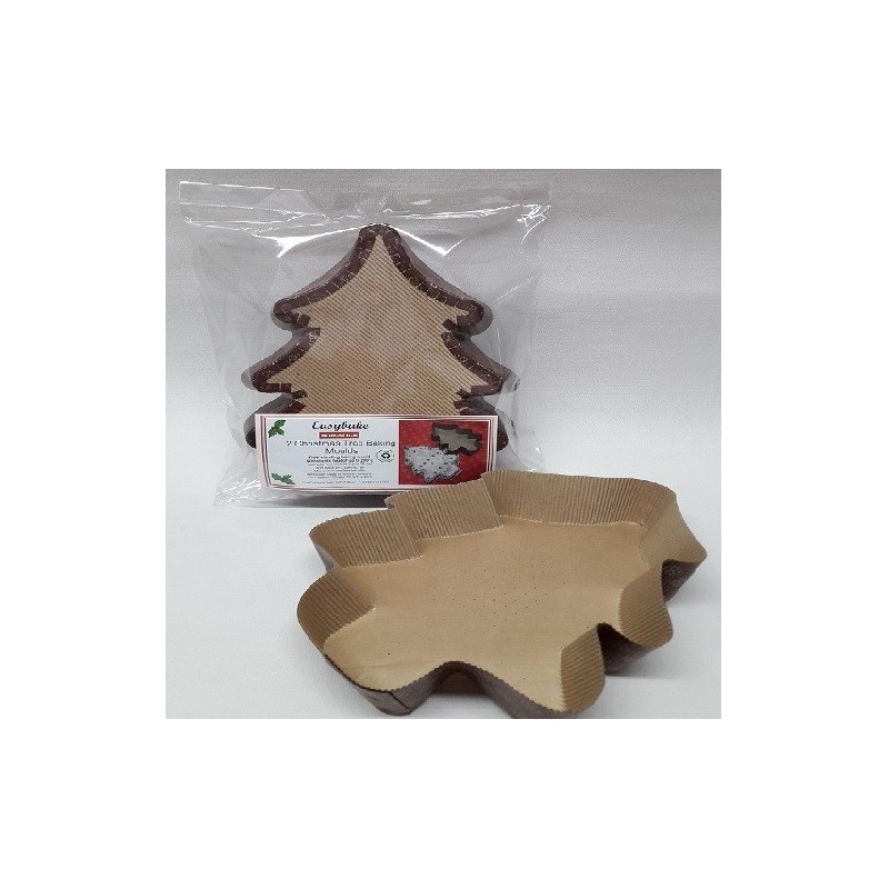 Christmas Tree Disposable Baking Molds, 2 pcs