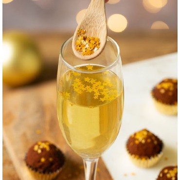 Decora Edible Gold Stars – Luxurious Decoration for Food and Drinks