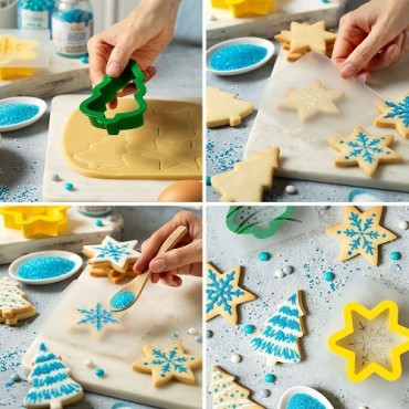 Decora Christmas Cookie Cutter & Stencil Set – Perfect for Festive Cookies