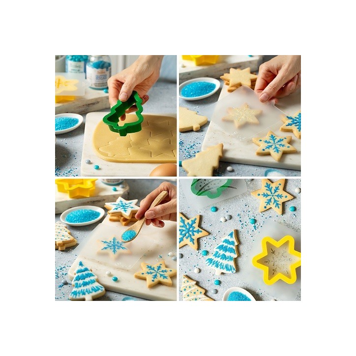 Christmas Ausstecher & Stencil Set – Perfekte Guetzli zur Weihnachten Christmas Ausstecher & Stencil Set – Perfekte Guetzli zur Weihnachten
