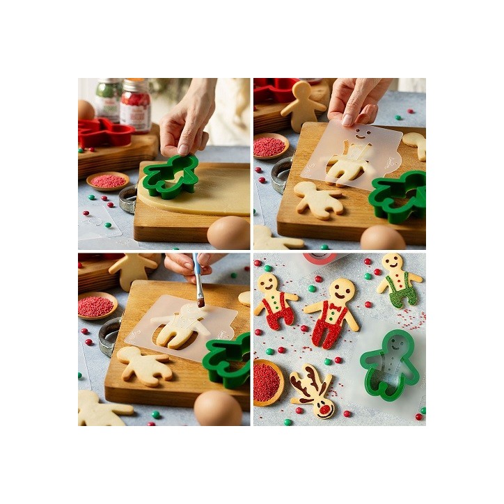 GingerXmas Cookie Kit – Lebkuchenmann & Rentier-Keksausstecher 🎄 GingerXmas Cookie Kit – Lebkuchenmann & Rentier-Keksausstecher 🎄
