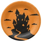 PAW Round Halloween Party Plates, 8 pcs PAW Round Halloween Party Plates, 8 pcs
