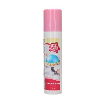 FunCakes Metallic Spray Blau, 100ml