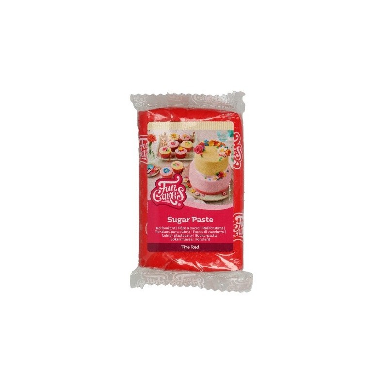 FunCakes Rollfondant Fire Red, 250g