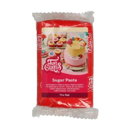 FunCakes Rollfondant Fire Red - Rot, 250g