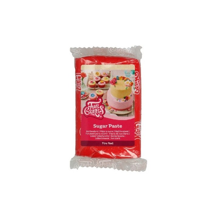 FunCakes Rollfondant Fire Red - Rot, 250g