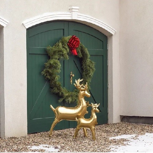 PartyDeco Standing Foil Balloon Reindeer, 124x80cm PartyDeco Standing Foil Balloon Reindeer, 124x80cm