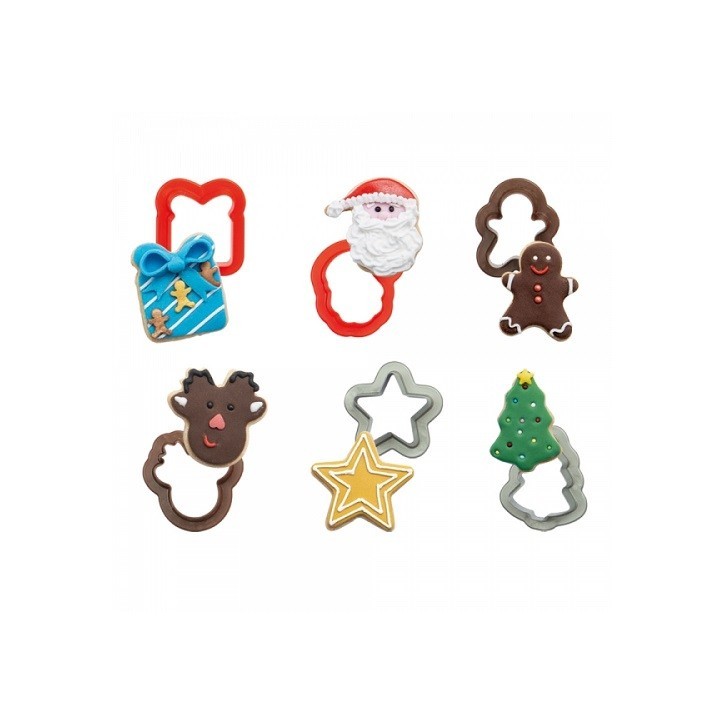 Mini-Ausstecherset Weihnachten 6-teilig – Kreative Backideen 🎅
