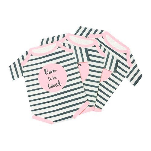 Talking Tables Born to be loved Romper Napkins Pink, 16 pcs