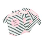 Talking Tables Born to be loved Romper Napkins Pink, 16 pcs
