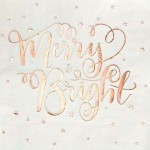 Ginger Ray Servietten Merry & Bright, 20 Stück Ginger Ray Servietten Merry & Bright, 20 Stück