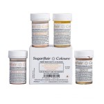 Sugarflair Colours Mixed Metallic Paint Set 4x20g Sugarflair Colours Mixed Metallic Paint Set 4x20g